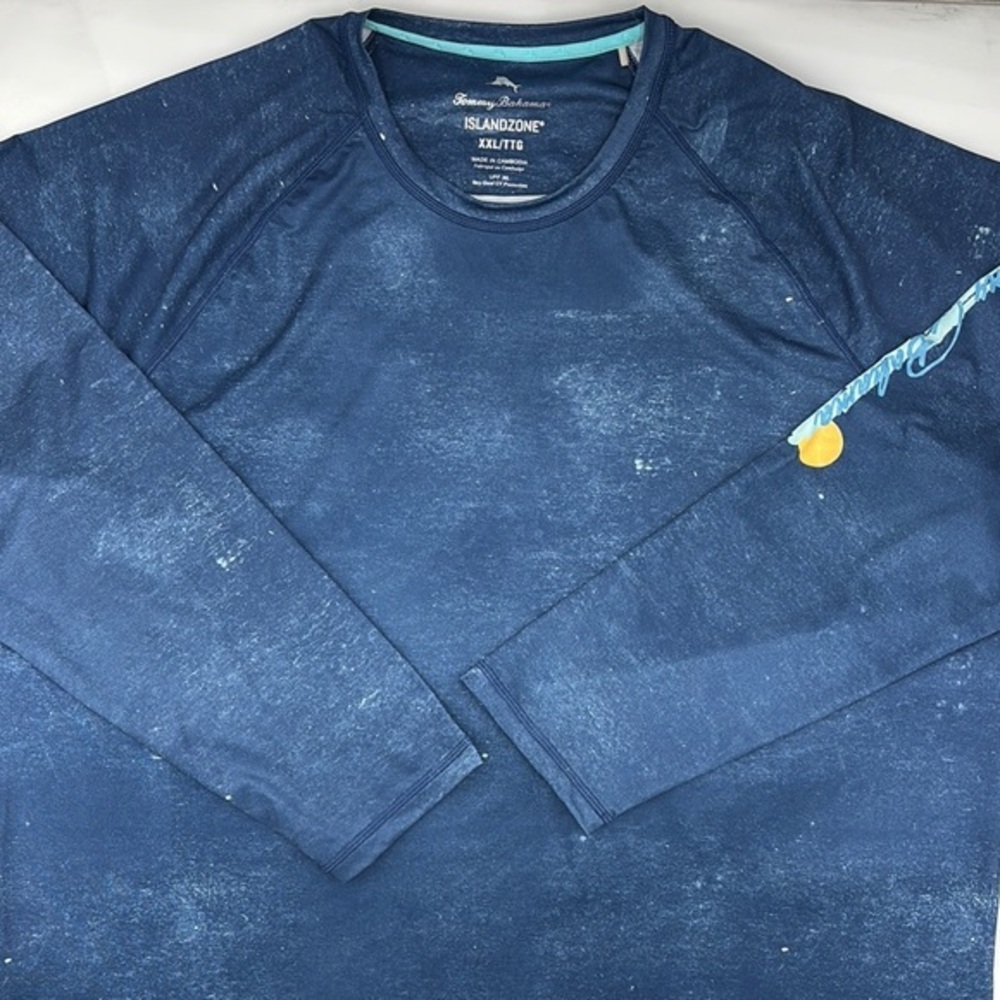 Tommy Bahama Aloha Waves IslandZone Crew Rash Guard